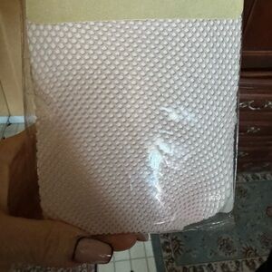 Baby pink fishnet tights